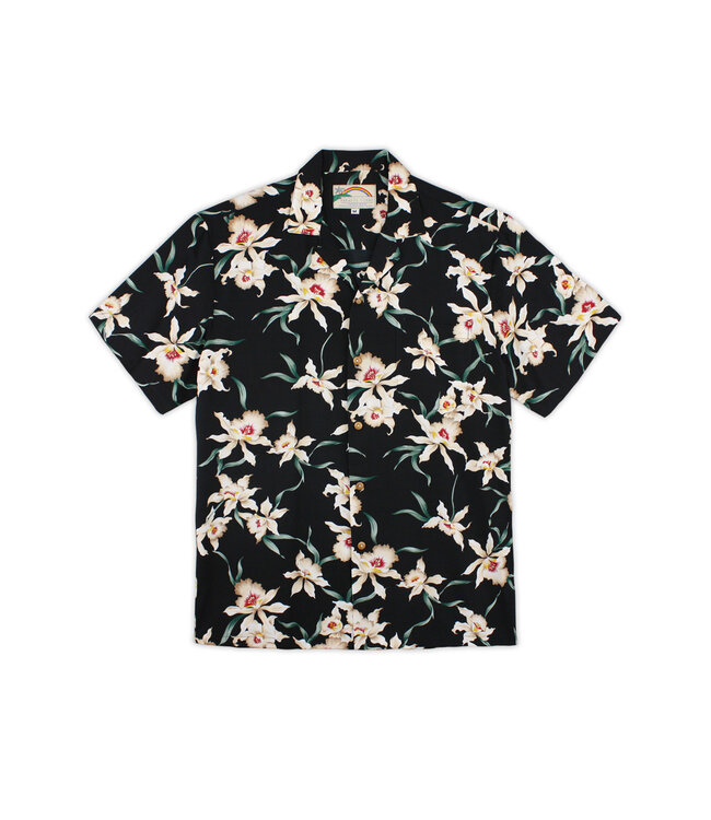 Paradise Found Star Orchid Hawaiian Aloha Shirt