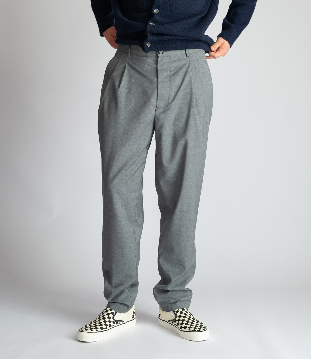 The double pleated Neighbourhood pants - Grey