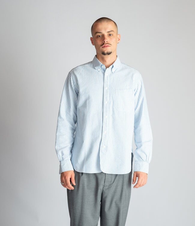 Eastlogue PMT overshirt - Blue stripe