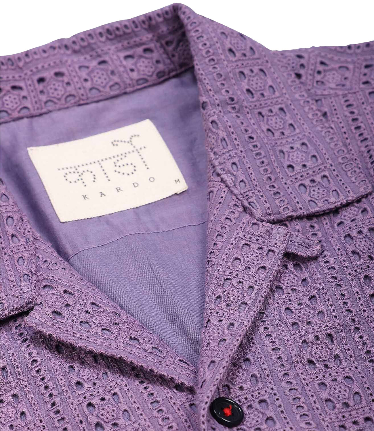 Ronen embroidery shirt - Lavender
