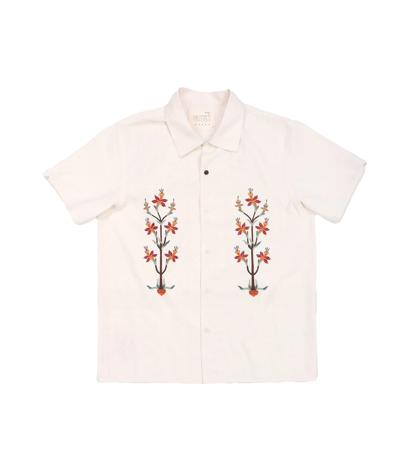 Chintan embroidery shirt - Natural