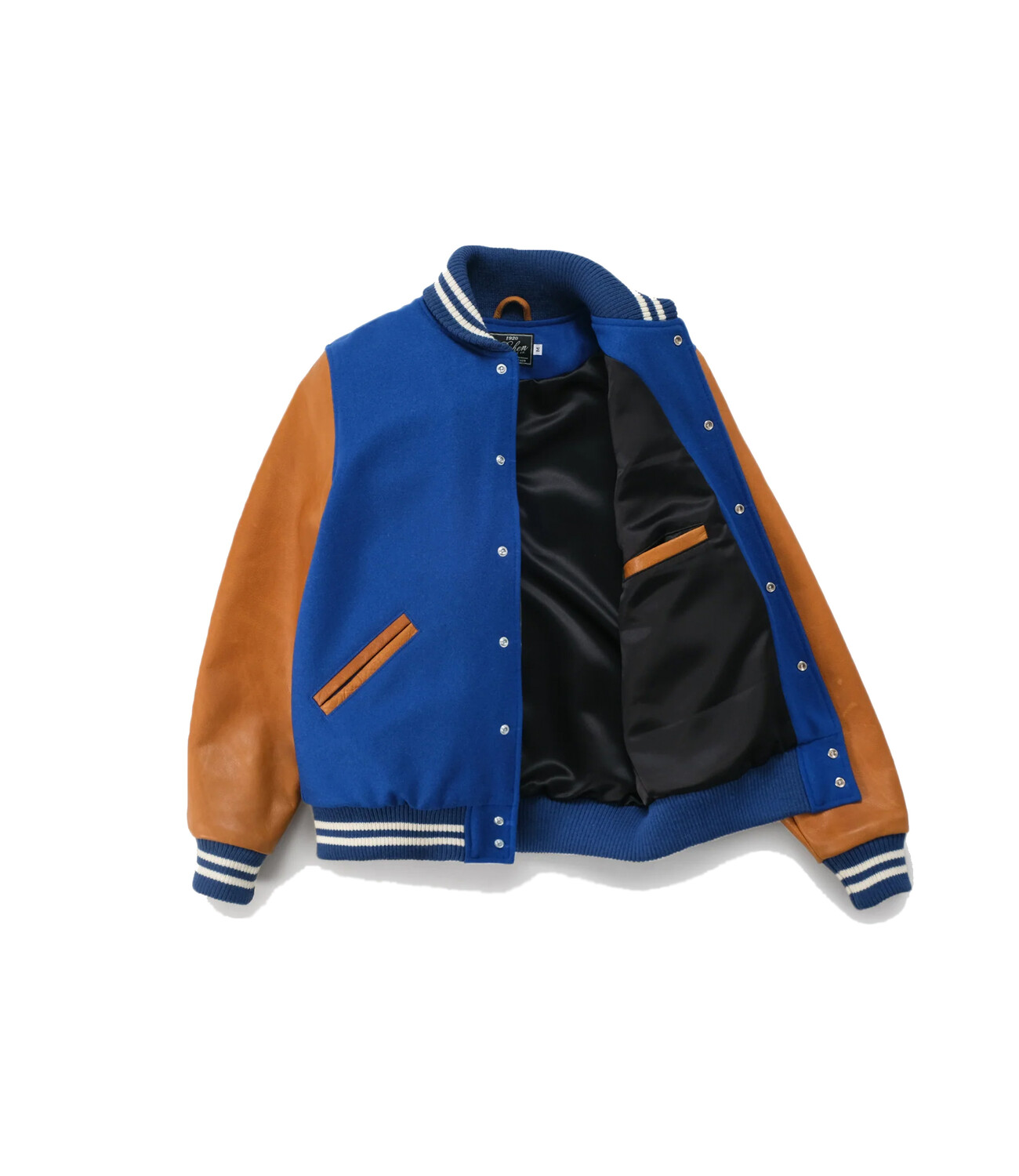 Varsity Jacket - Royal blue / Rust