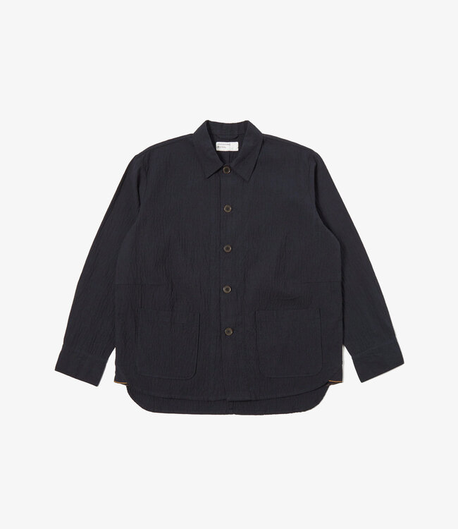 Universal Works Travail overshirt Ospina cotton - D. Navy