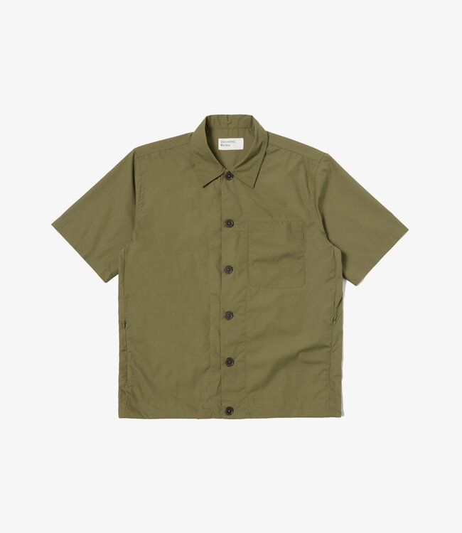 Universal Works Overshirt recycled tech poly - Olive