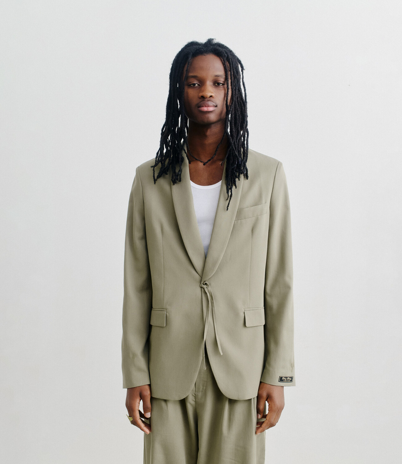 Shinji Blazer - Chalk Green