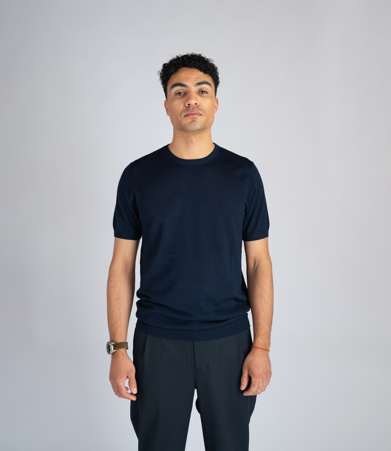 Tee wool blend - Navy