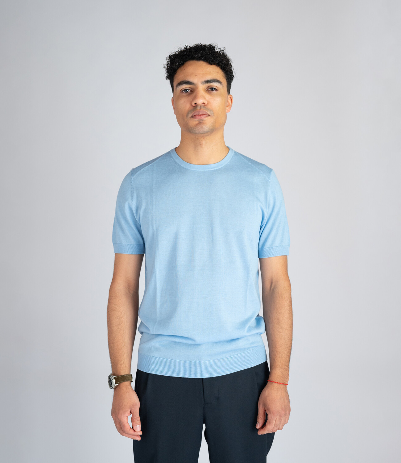 Tee wool blend - Blue