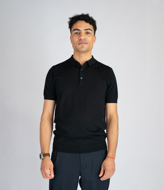 Quality goods by Neighbourhood Polo wool blend - Black