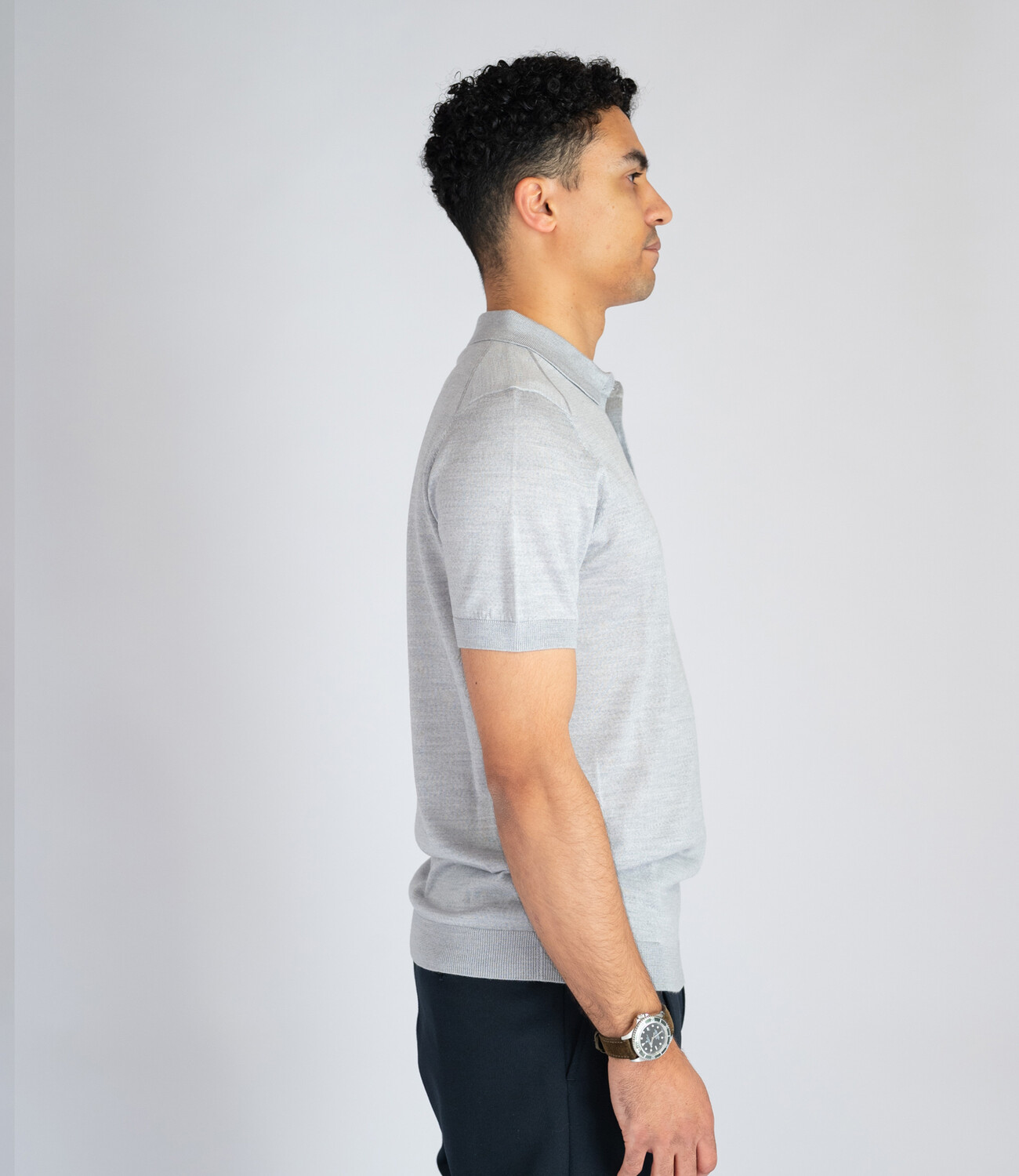 Polo wool blend - Grey