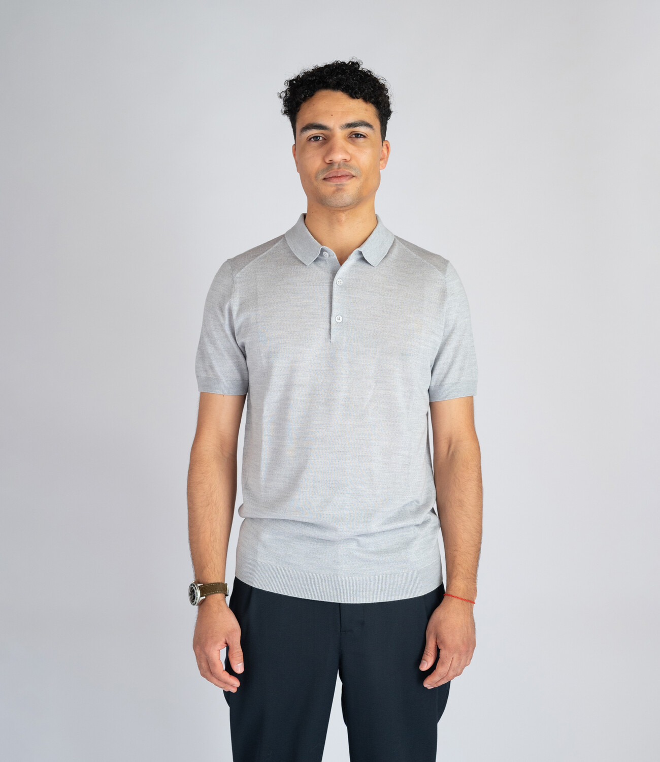 Polo wool blend - Grey