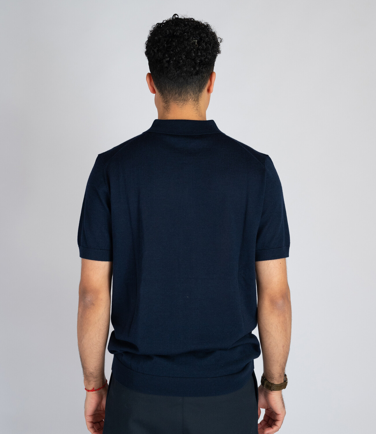 Polo wool blend - Navy