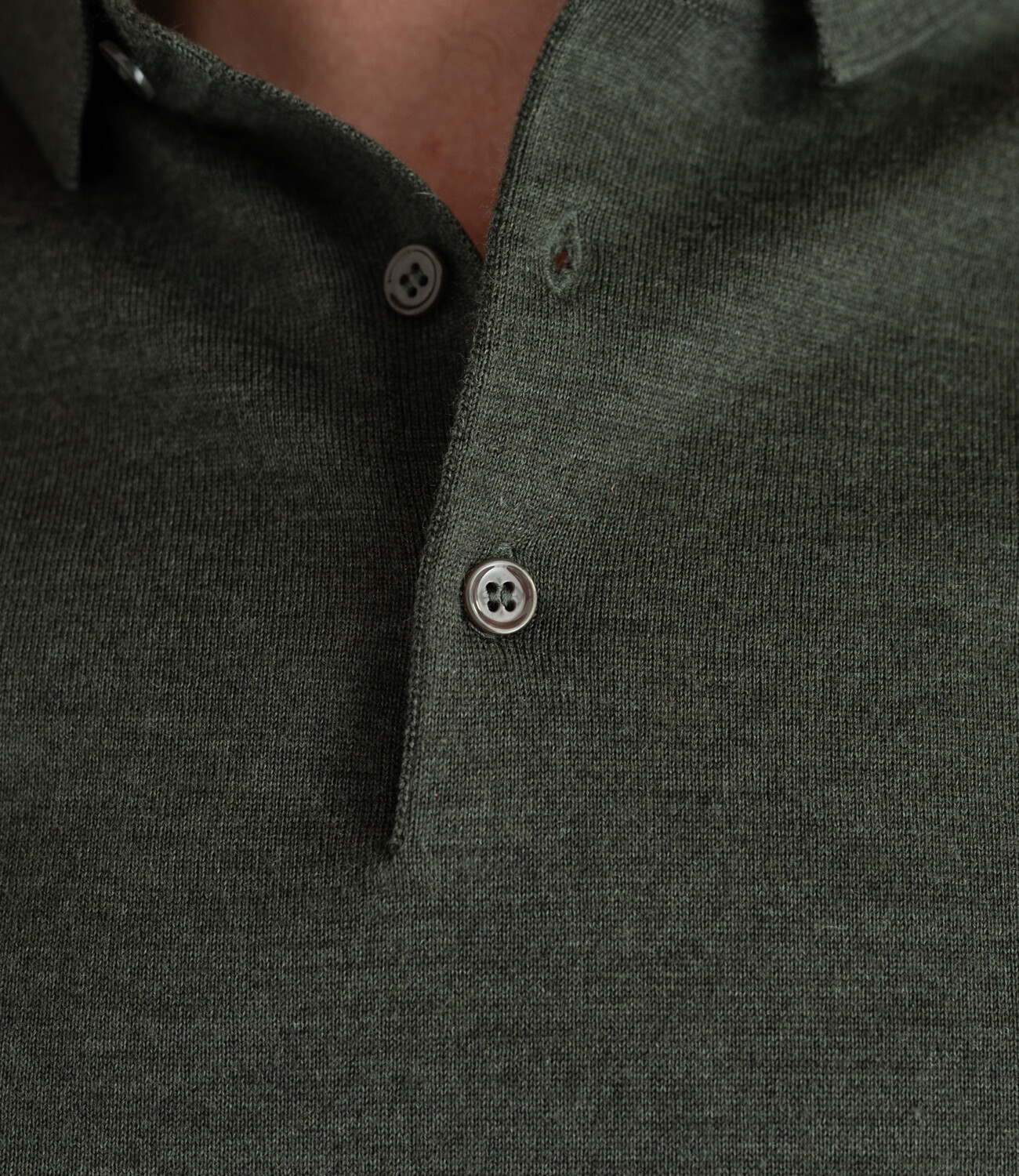 Polo wool blend - Moss