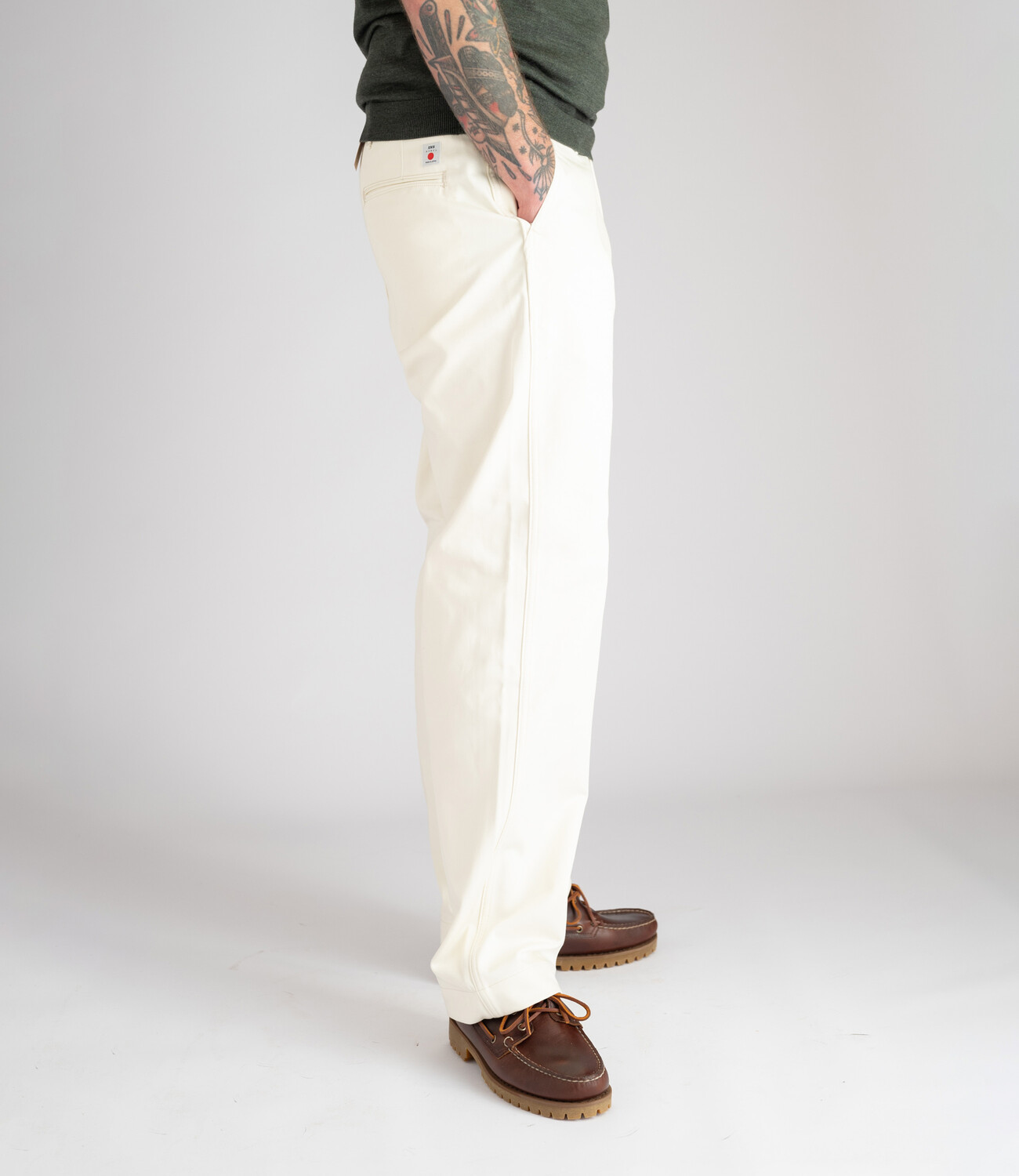 Wide Trousers Kurabo - Natural