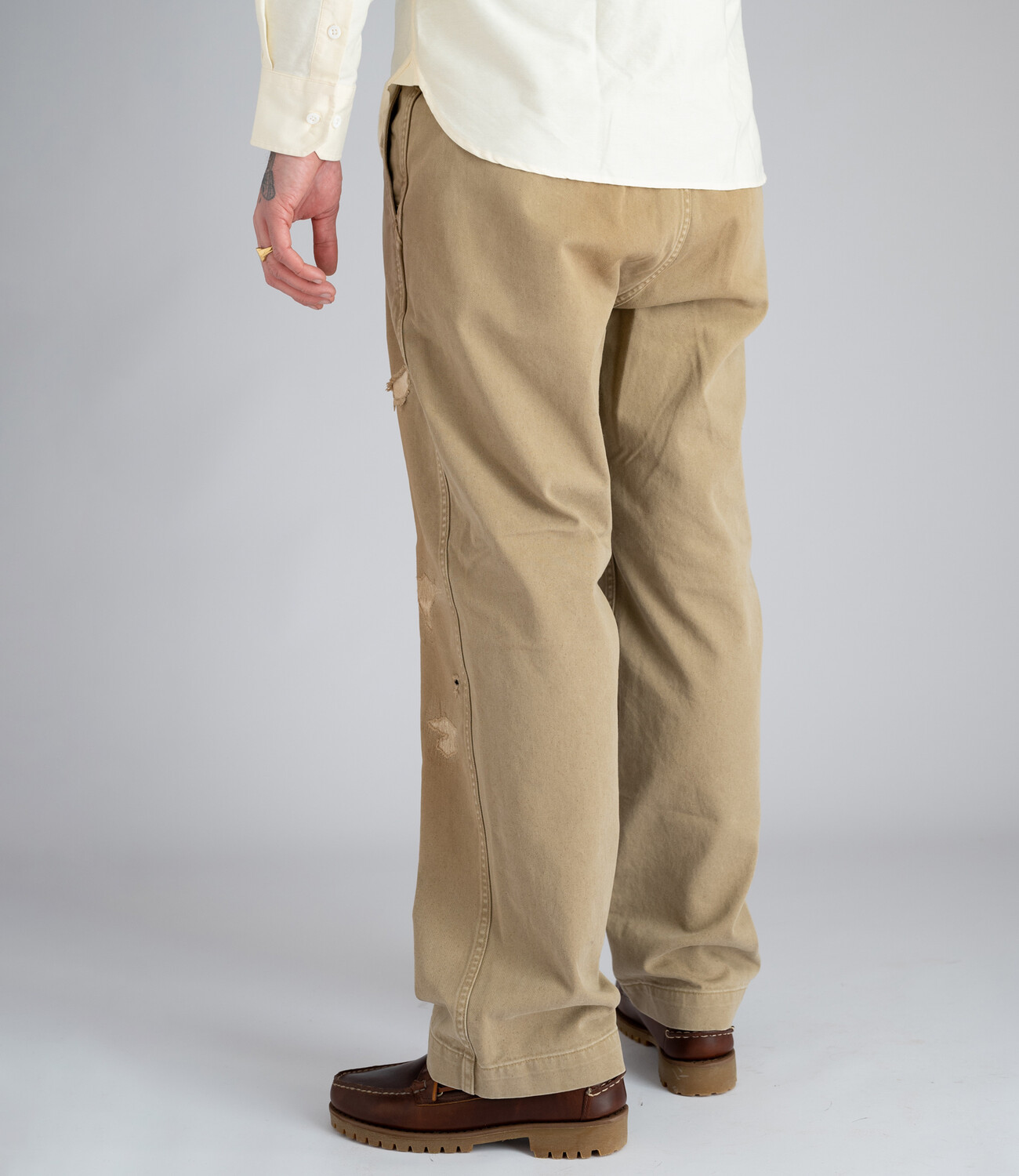 Wide Trousers Kurabo - Stone