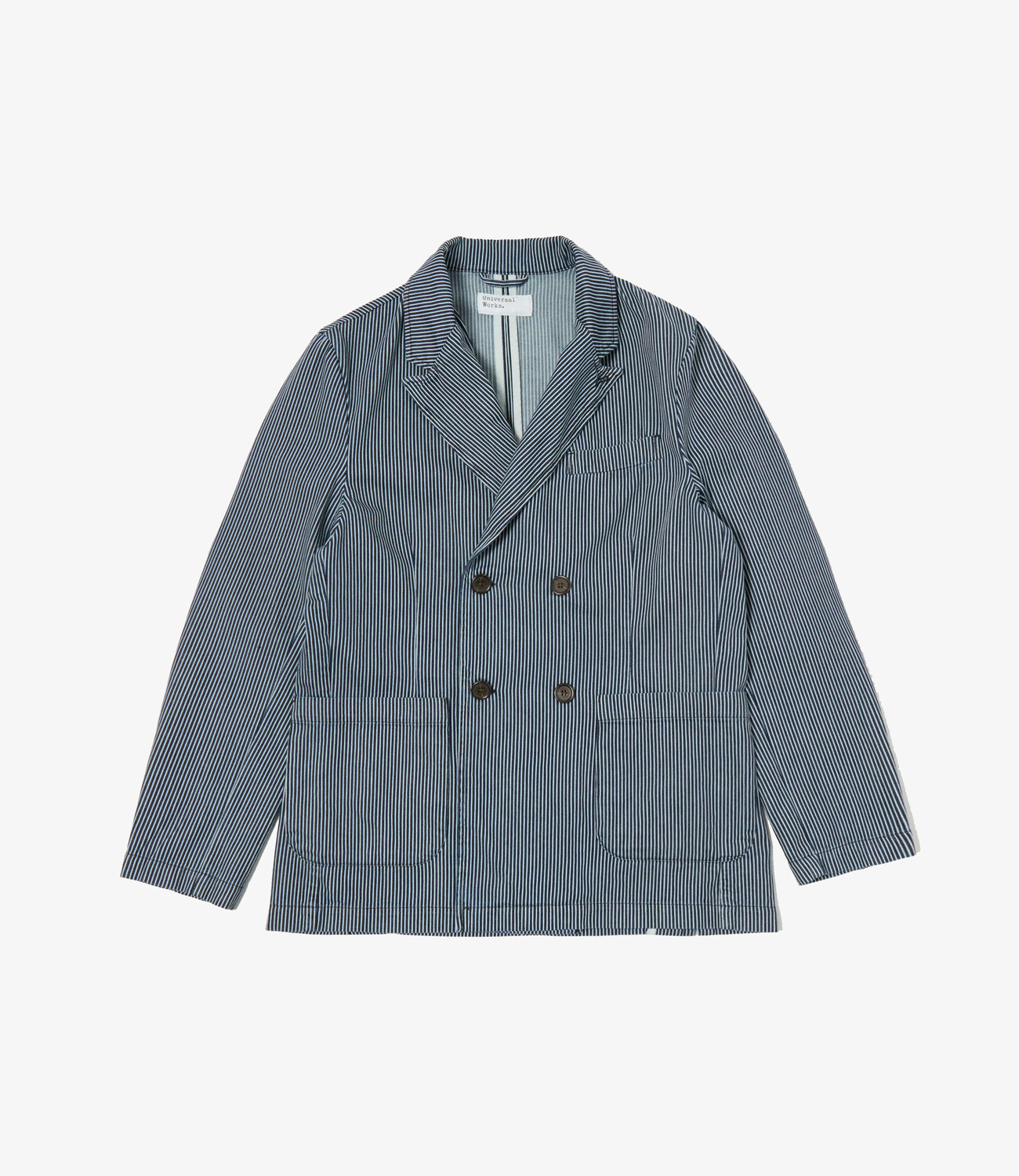 Manor Jacket Hickory Stripe Denim - Indigo