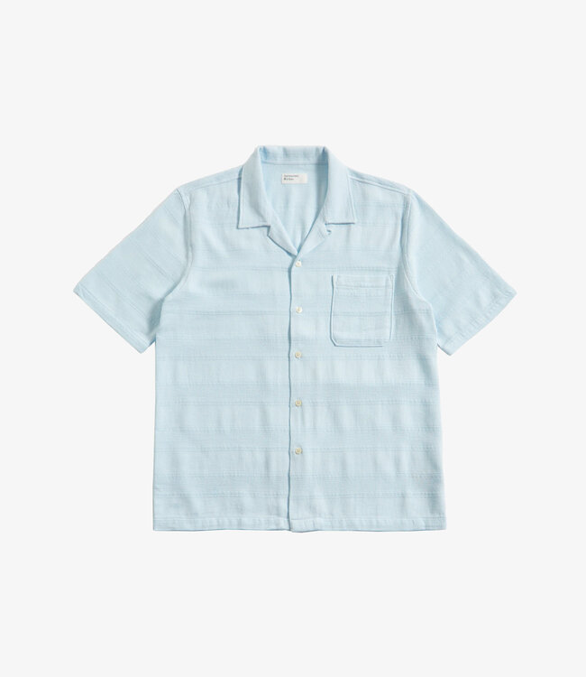 Universal Works Road Shirt Tipzzi stripe - Sky