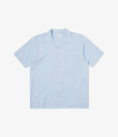Universal Works Camp Shirt II - Pale Blue Onda Cotton