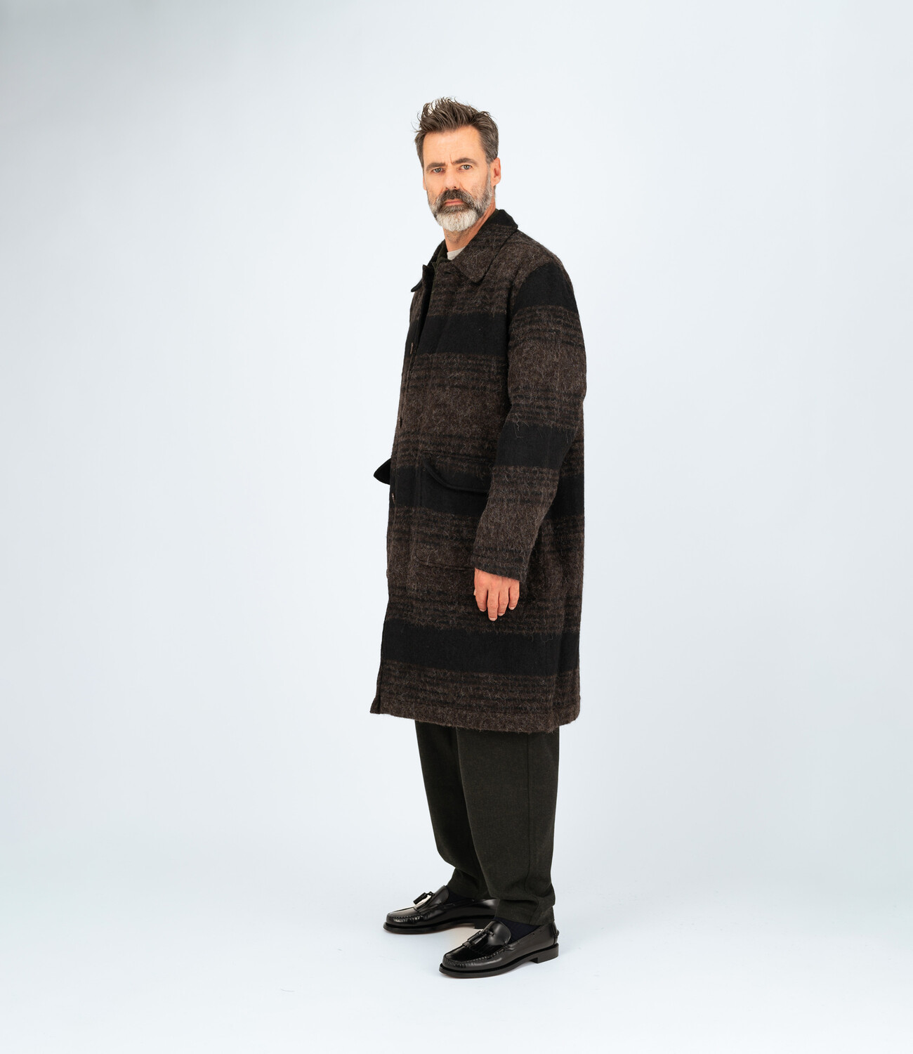Account coat - Brown/black