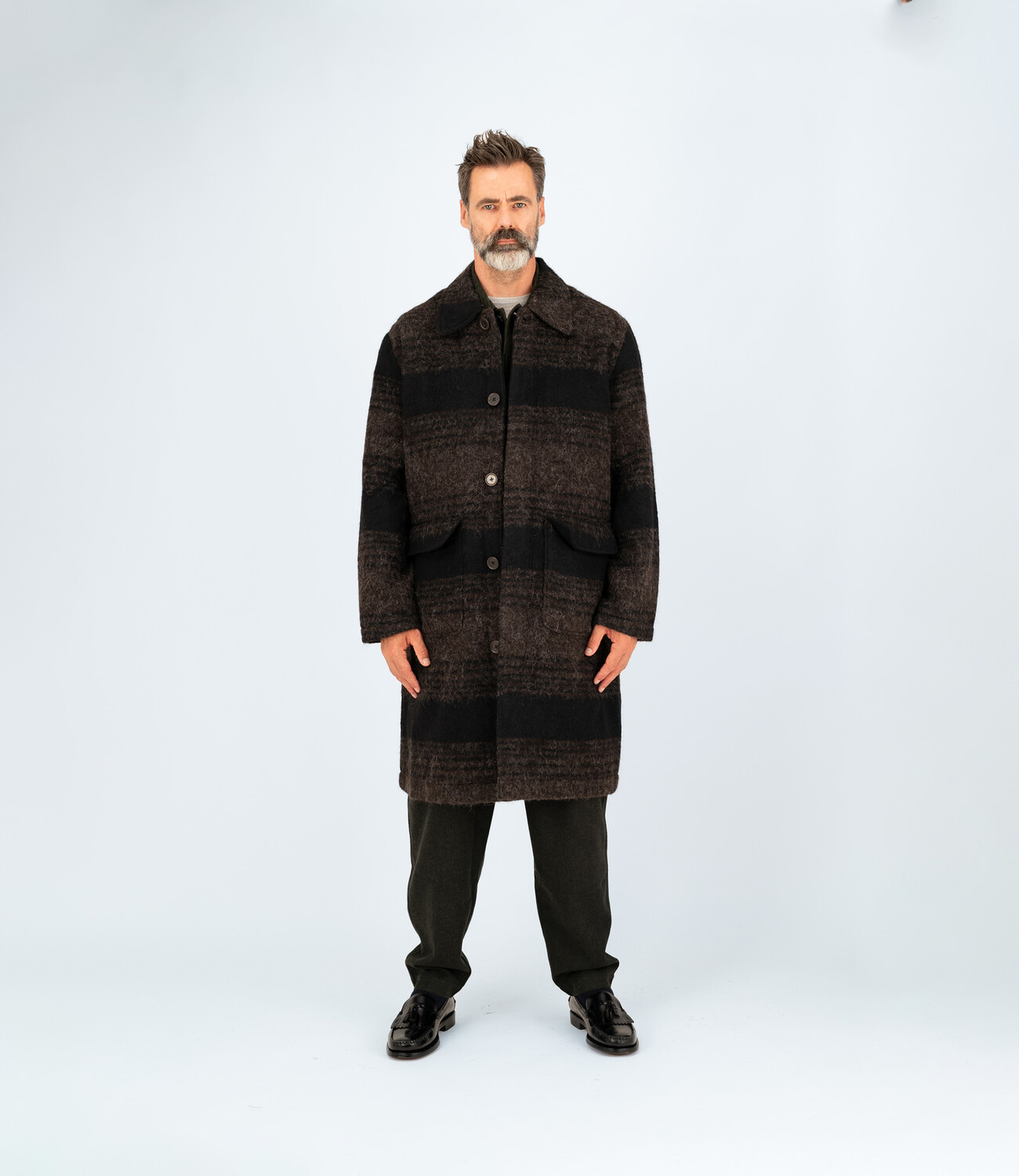 Account coat - Brown/black