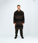 Universal Works Account coat - Brown/black
