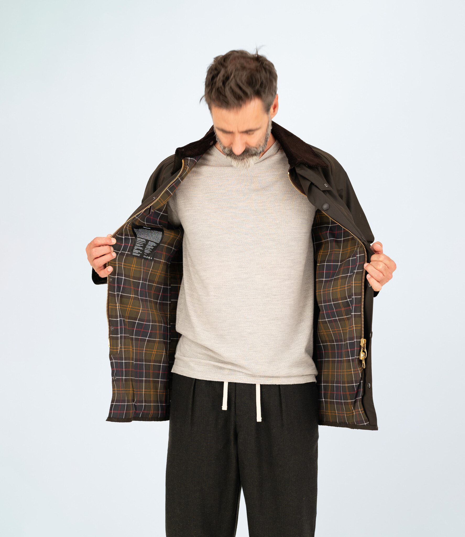 Beaufort wax jacket - Olive - Neighbourhood