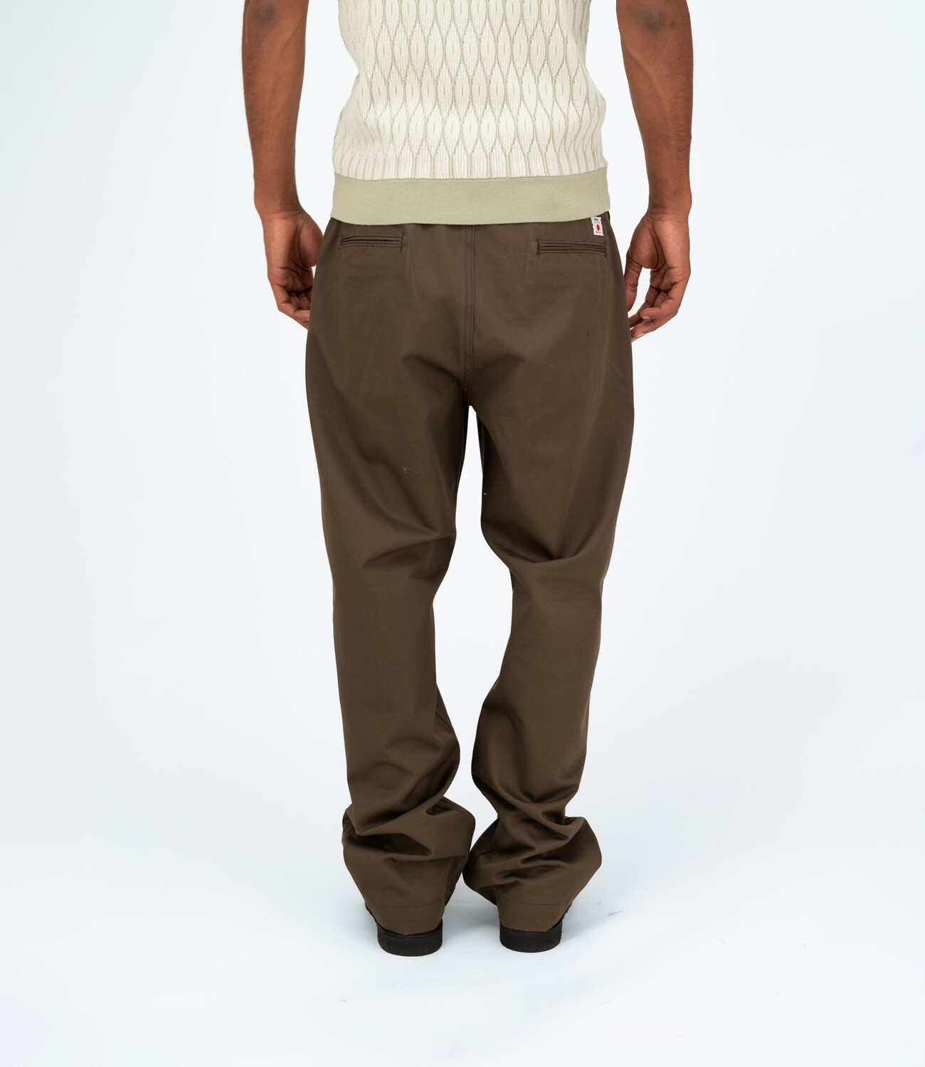 Wide Trousers Compact - Brown