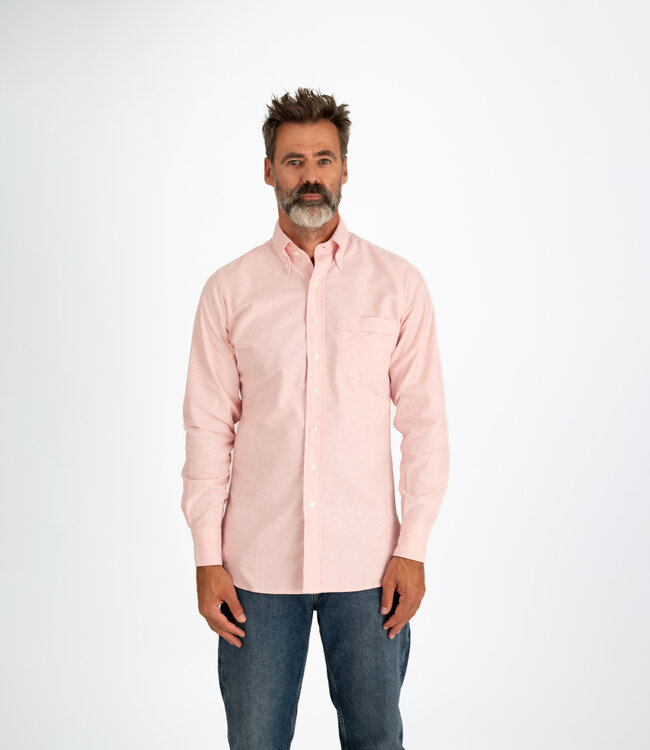 Drake's Button down oxford shirt - Pink