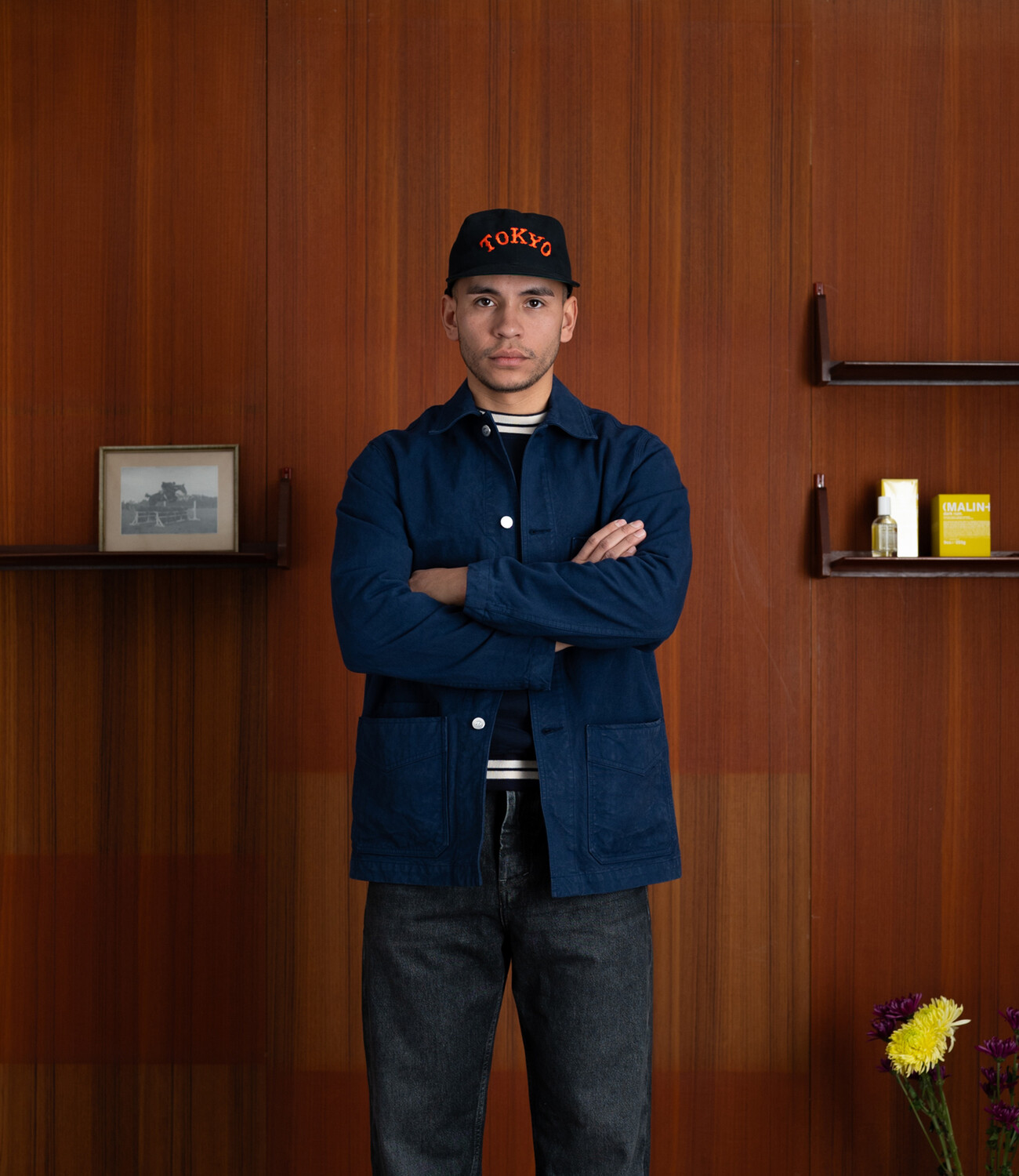 Cotton Duck Canvas Five-Pocket Chore Jacket - Navy Cotton Duck Canvas Five-Pocket Chore Jacket - Navy