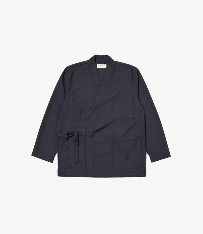 Universal Works Kyoto work jacket - Tropical suiting navy
