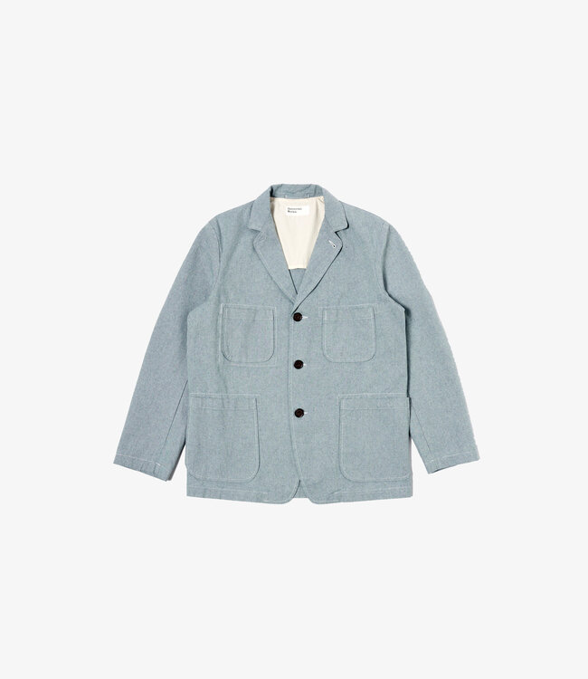 Universal Works Five pocket jacket - Reworked jean cloth indigo