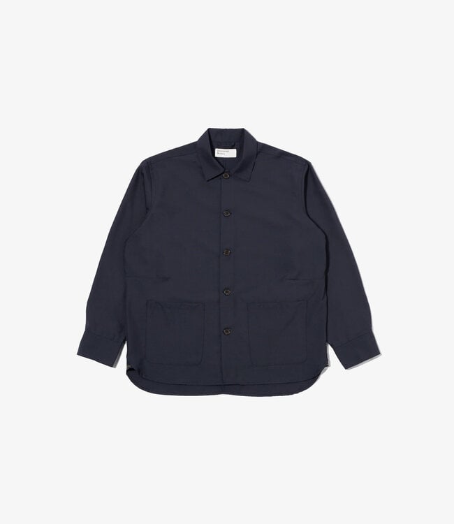 Universal Works Travail overshirt - Tropical navy