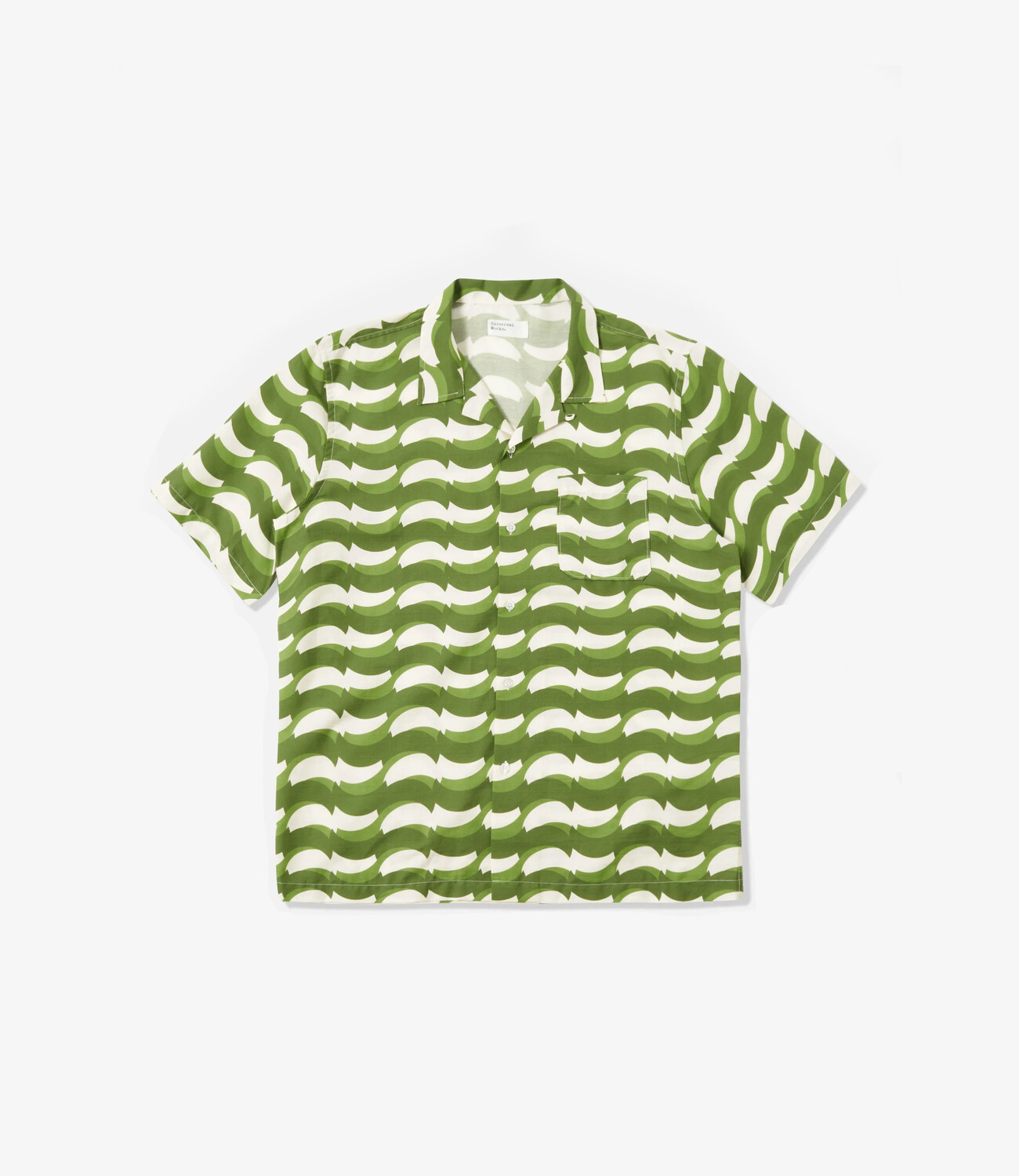 Road shirt - Geo wave green