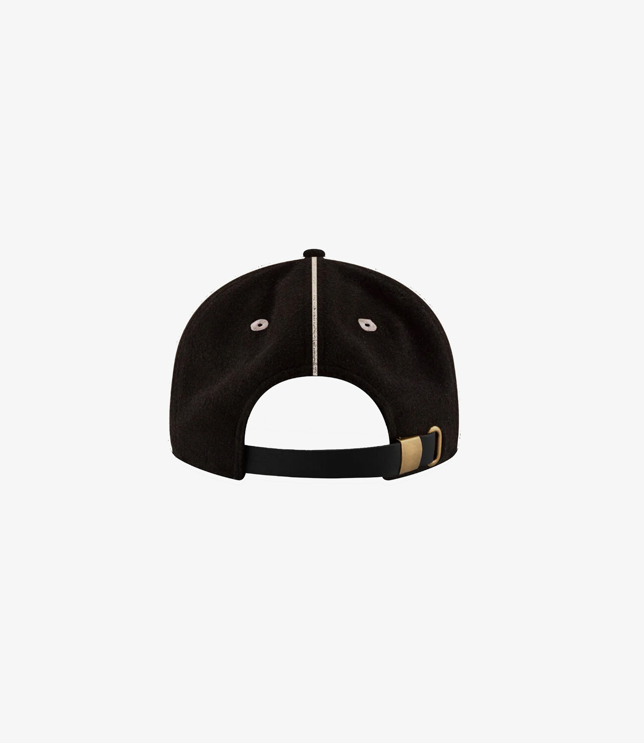 Wool BKc Felt Varsity Cap - Black