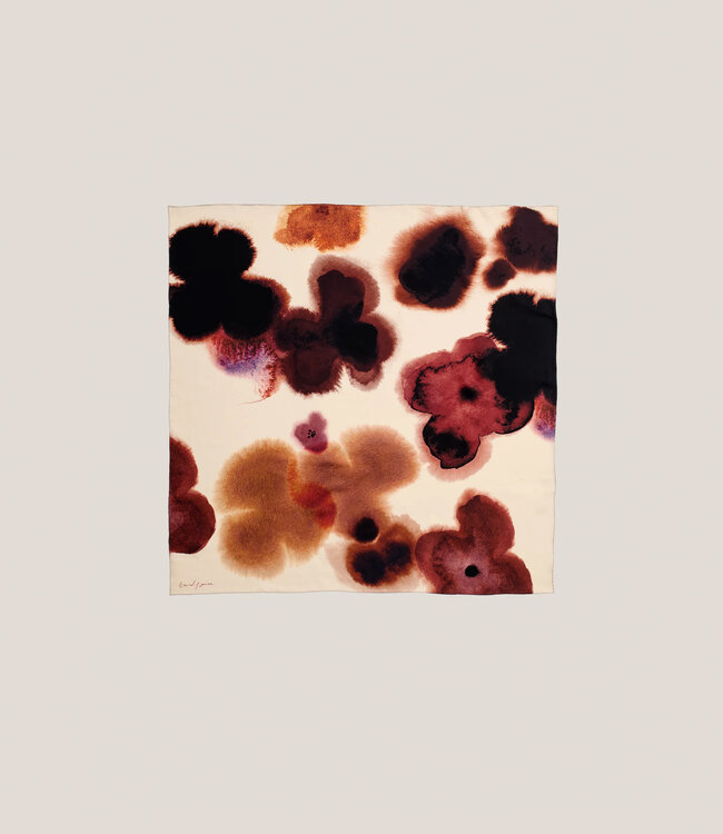 A Kind of Guise Sulil Silk Scarf - painted plumeria