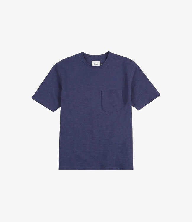 Drake's Flamé pocket tee - Navy