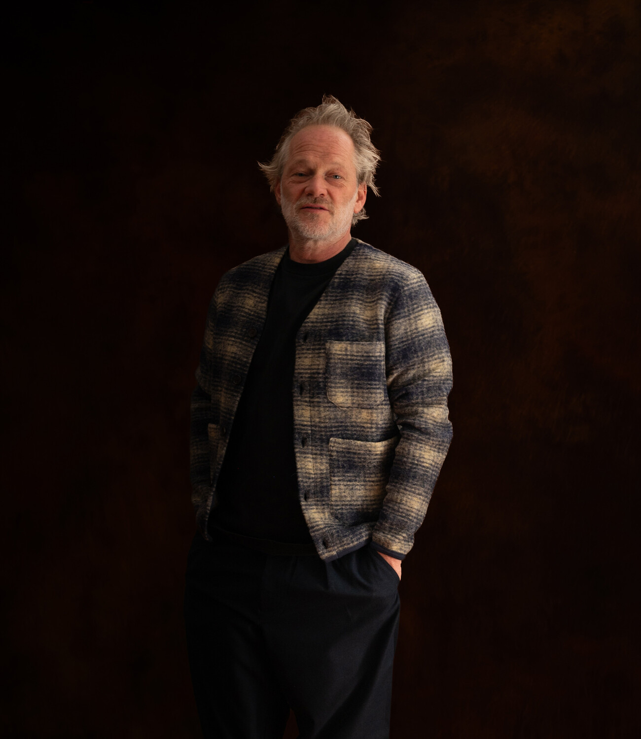 Cardigan uist fleece - Navy