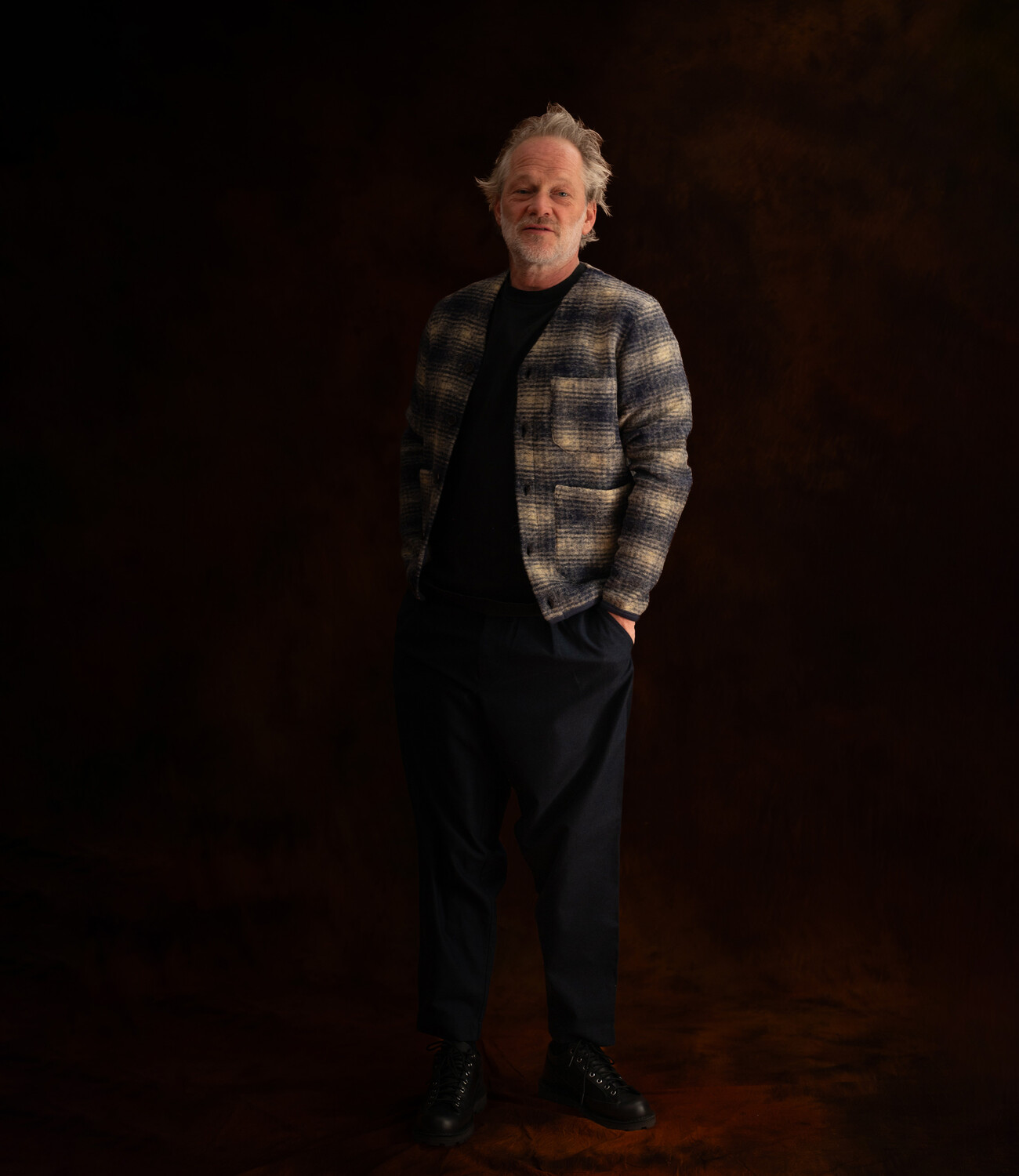 Cardigan uist fleece - Navy