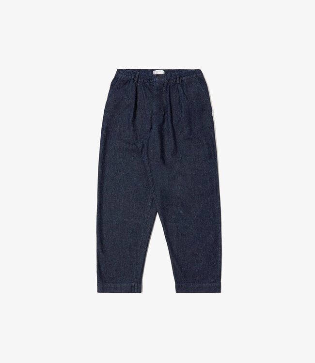 Universal Works Oxford pant future denim - Indigo