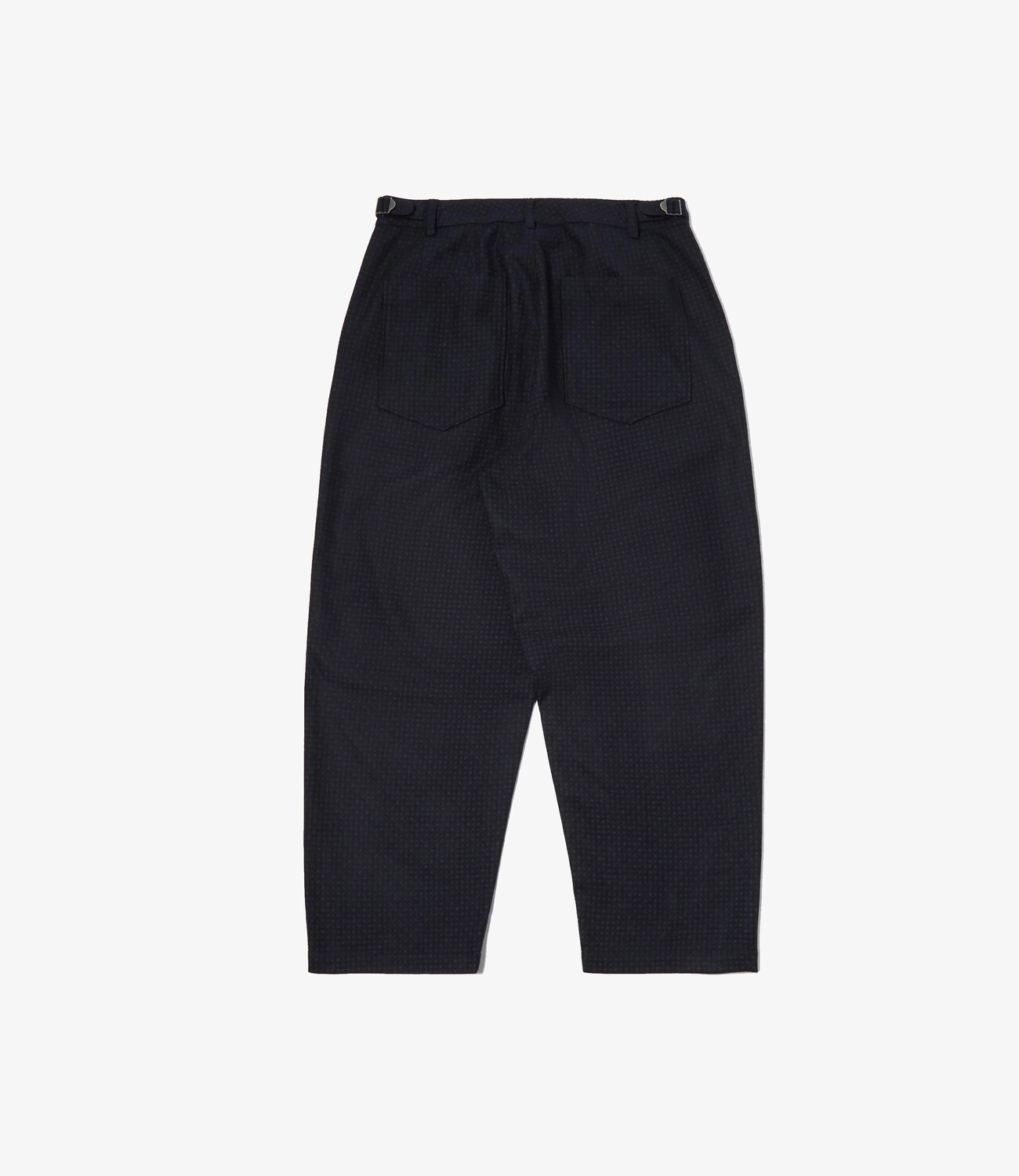 Dutch Pant - Navy dot print flannel