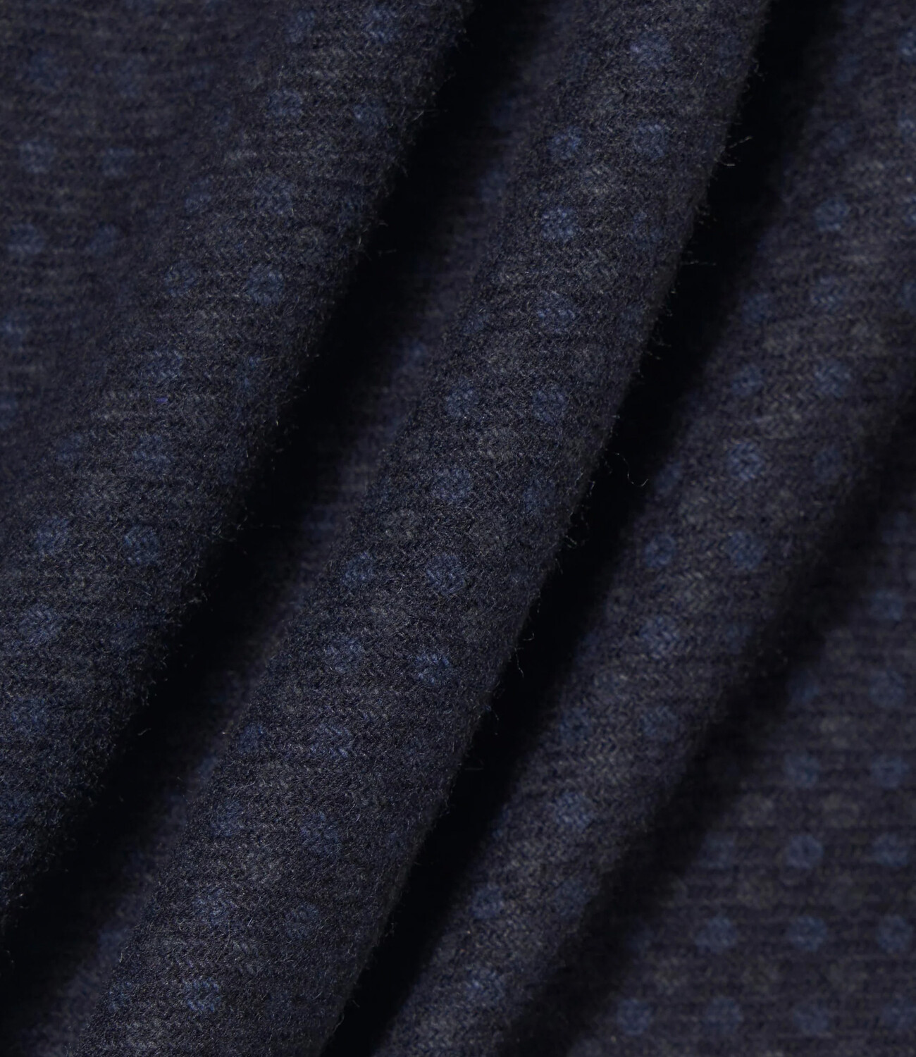 Dutch Pant - Navy dot print flannel