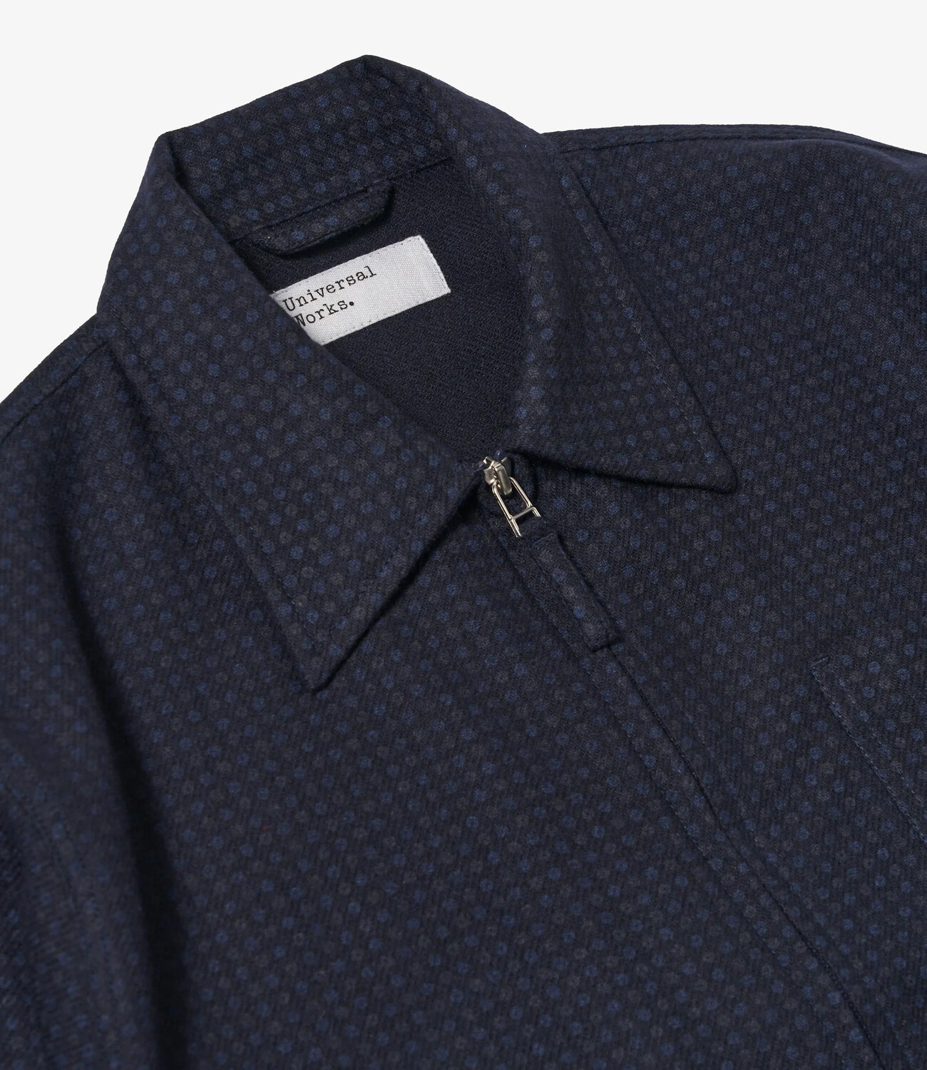 Rose Bowl Jacket - Navy dot flannel