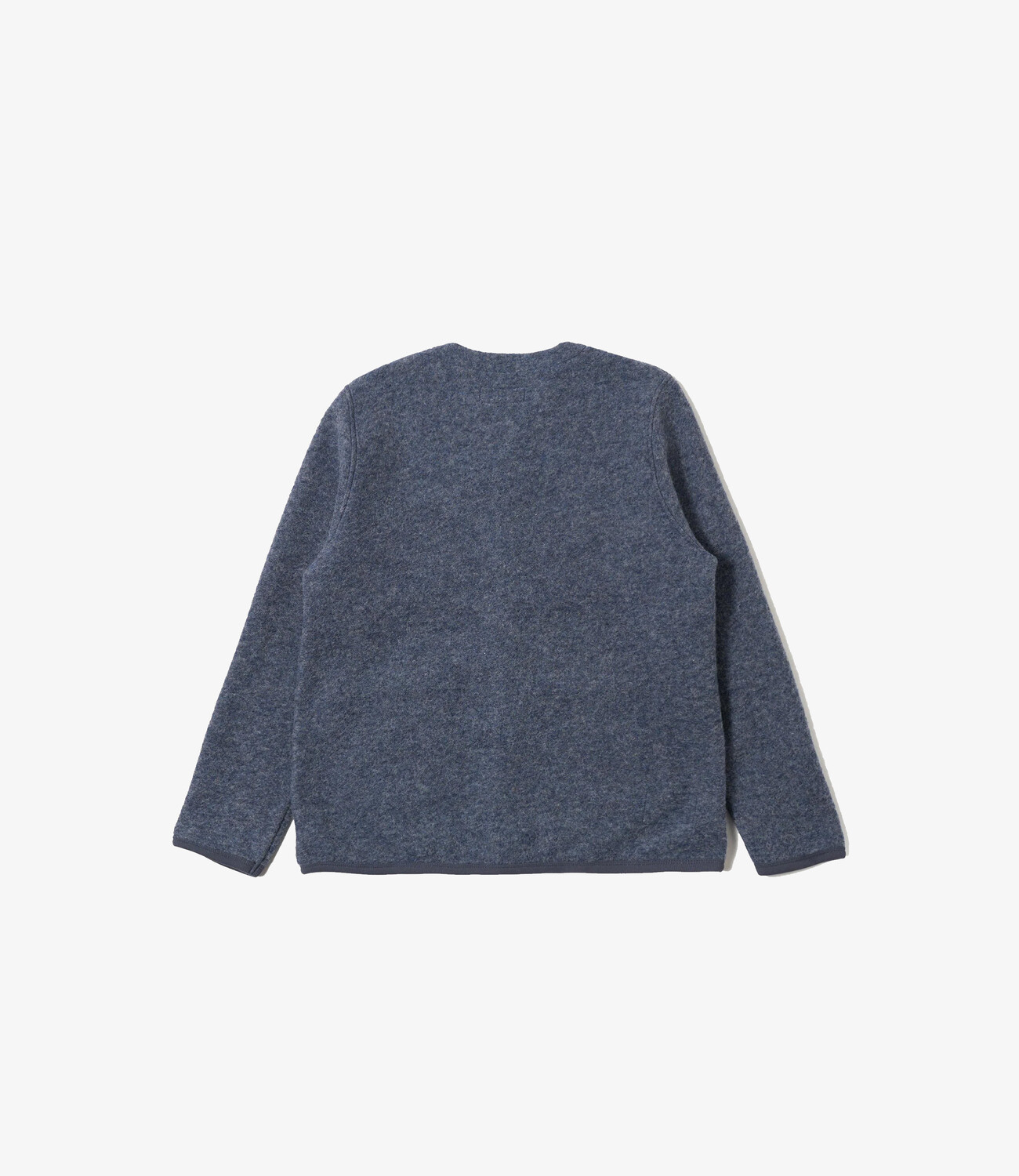 Wool Fleece Cardigan - Slate Blue