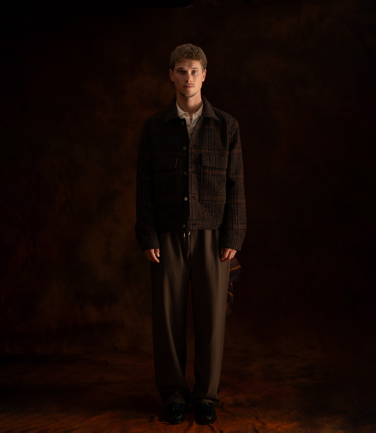 Dragan Wool Jacket - autumn foliage