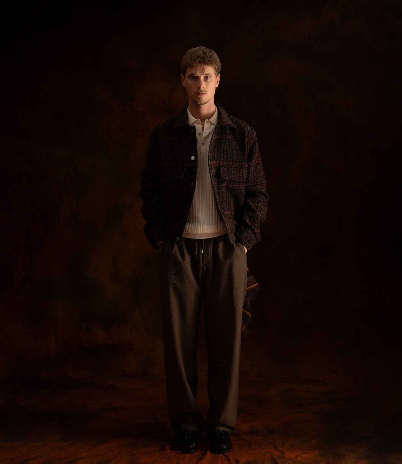 Dragan Wool Jacket - autumn foliage
