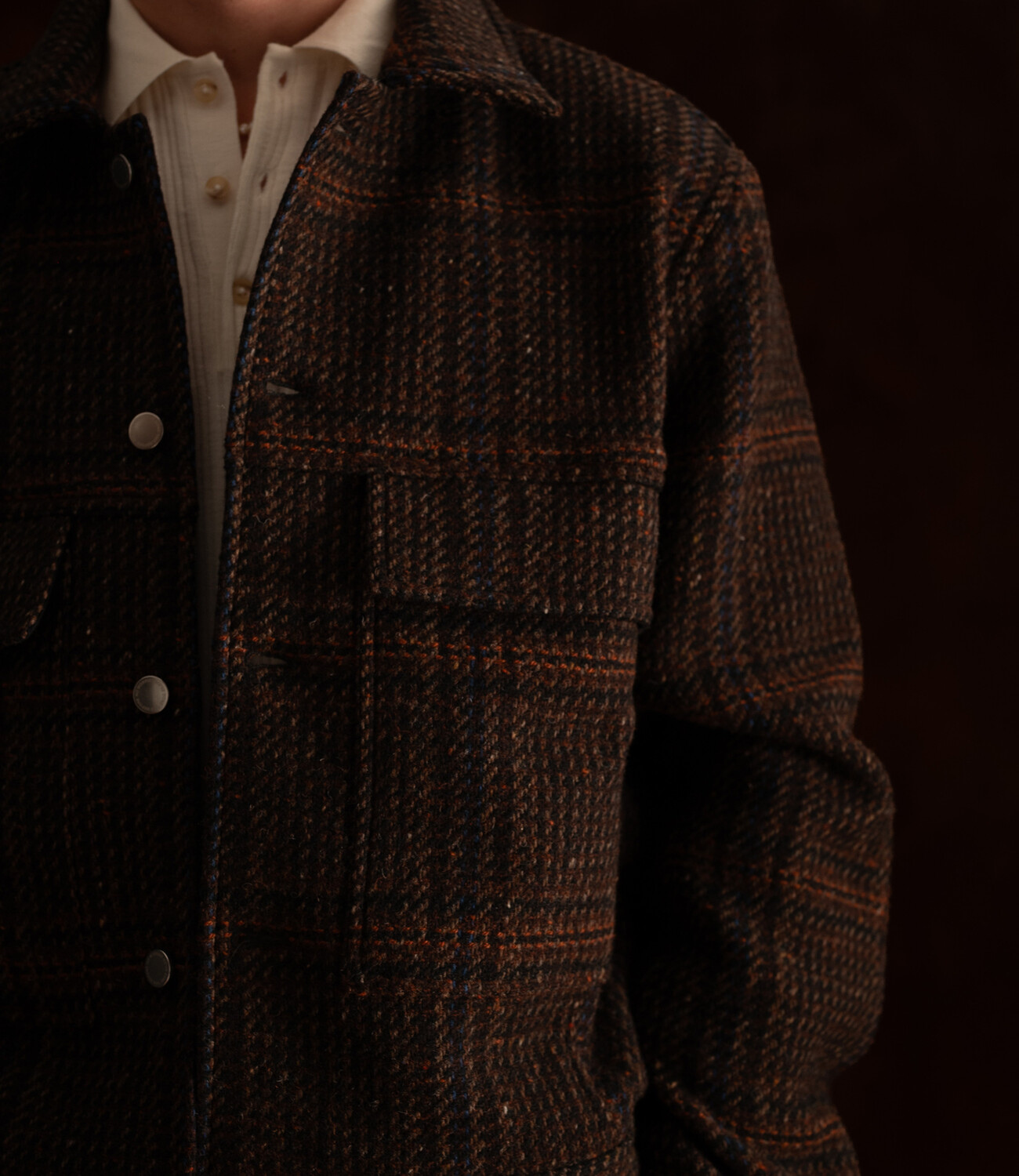 Dragan Wool Jacket - autumn foliage