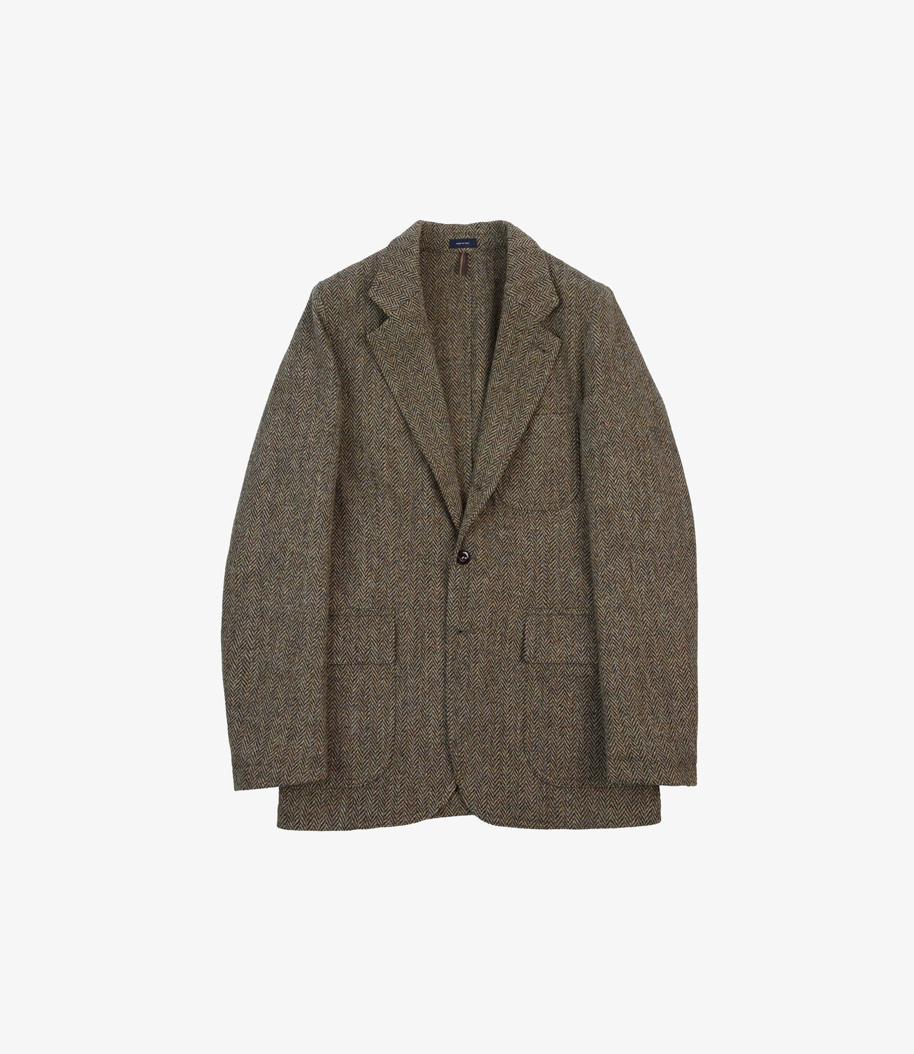 MKVII wool games blazer - Herringbone Olive