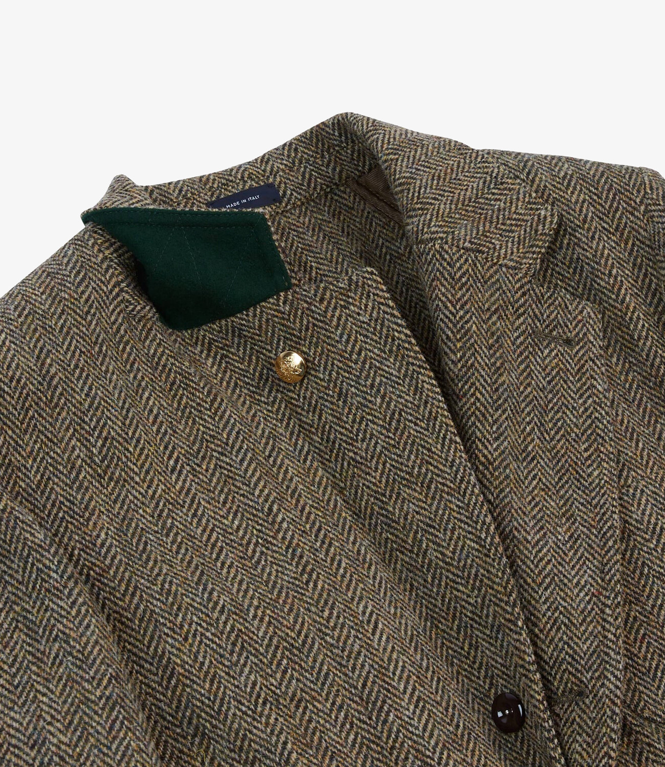 MKVII wool games blazer - Herringbone Olive