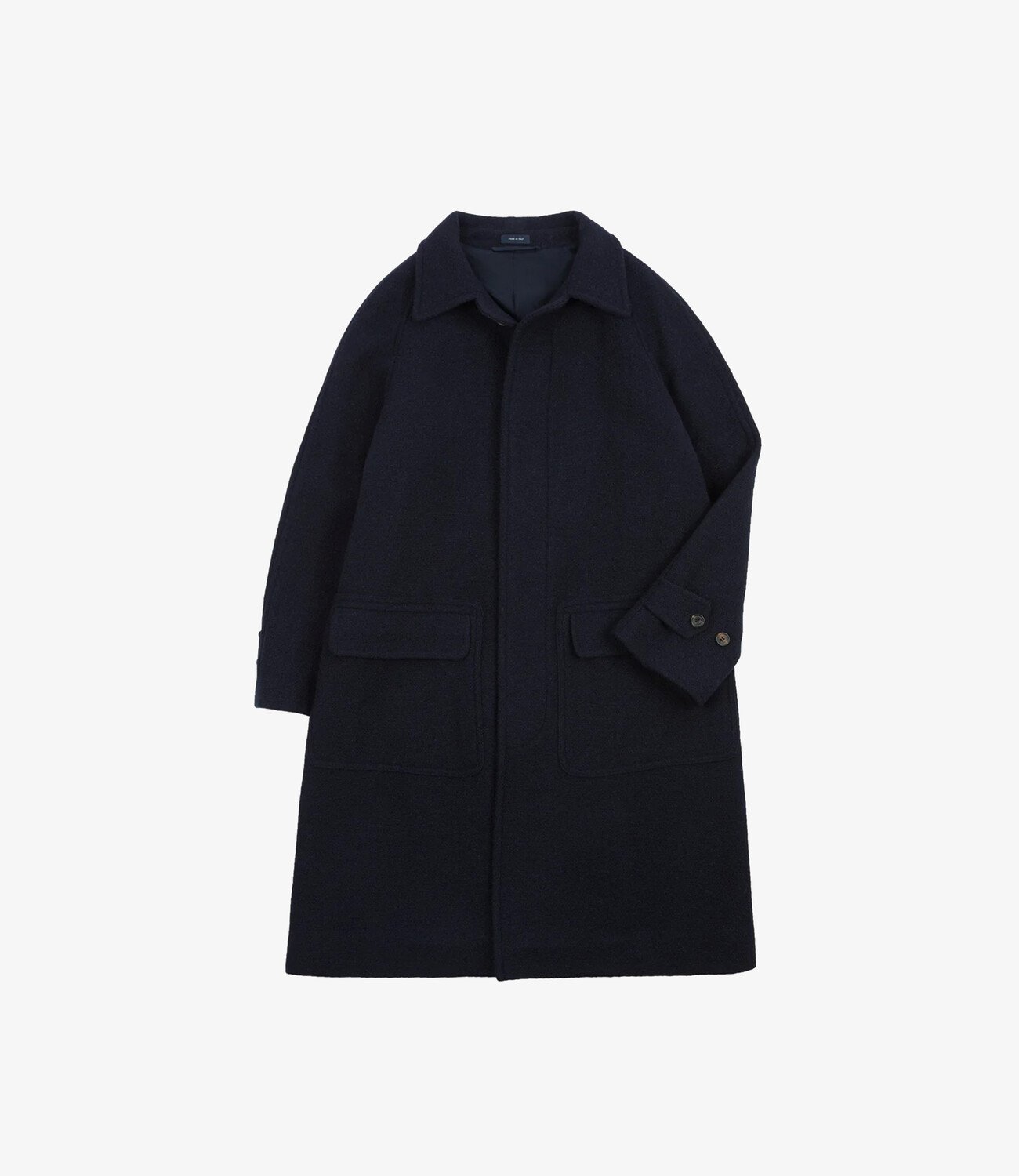 Raglan coat wool - Navy