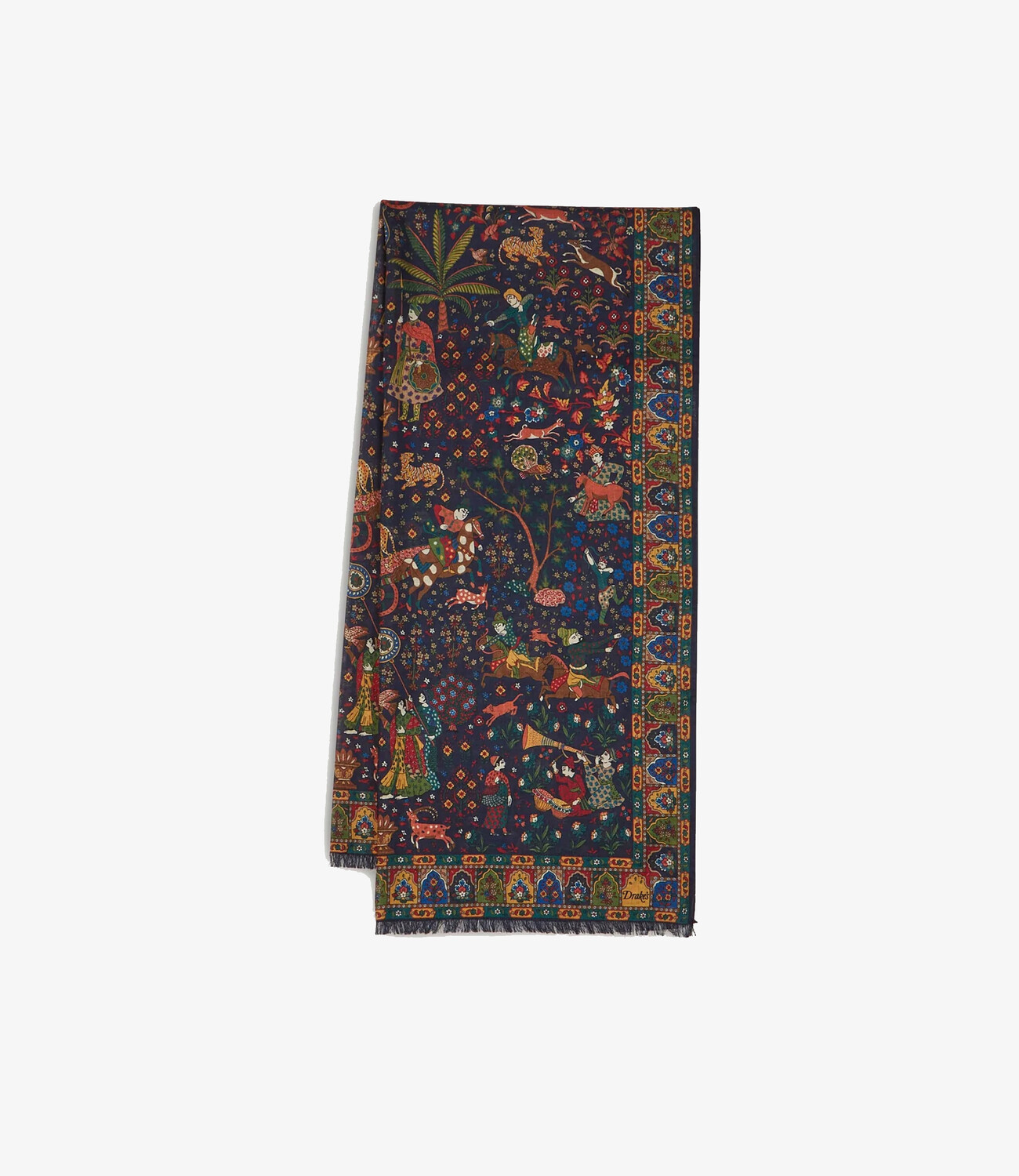 Mogul Garden Printed Scarf - Navy