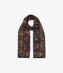 Drake's Mogul Garden Printed Scarf - Navy